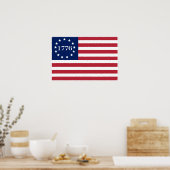 1776 Amerikaanse vlag Poster (Keuken)