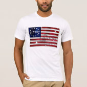 1776 Amerikaanse vlag T-shirt (Voorkant)