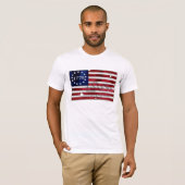 1776 Amerikaanse vlag T-shirt (Voorkant volledig)