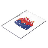 1776 Birthday Cake Notitieboek (Linkerzijde)