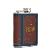 1776 Bruiloft Collectie monogram Heupfles (Rechts)