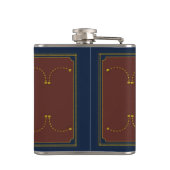 1776 Bruiloft Collectie monogram Heupfles (Achterkant)