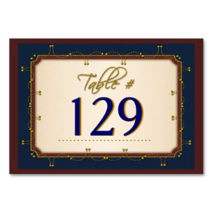 1776 Bruiloft Collectie (Tafelnummer) Kaart