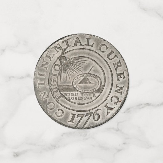 1776 Continental Currency Coin Verenigde Staten Ge Confetti (Kleine voorkant)