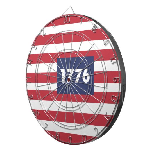 1776 Dartboard met metalen kooi Dartbord (Voorkant Rechts)