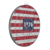 1776 Dartboard met metalen kooi Dartbord (Voorkant Links)