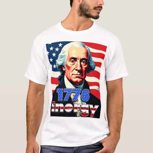 1776 Energy George Washington Shirt A (Voorkant)