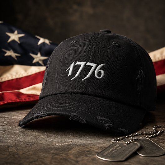 1776 Geborduurd Amerikaans Geborduurde Pet