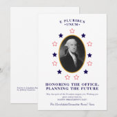 1776 George Washington President's Day Campaign Feestdagenkaart (Voorkant / Achterkant)