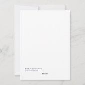 1776 George Washington President's Day Campaign Feestdagenkaart (Achterkant)