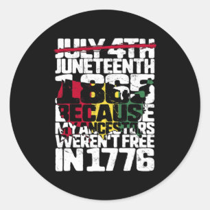 1776 juli 1994 - 18e verjaardag - Ancestoren - vri Ronde Sticker