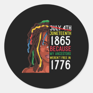 1776 juli 1994 - 18e verjaardag - Ancestoren - vri Ronde Sticker