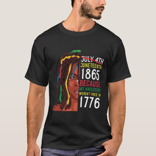 1776 juli 1994 - 18e verjaardag - Ancestoren - vri T-shirt (Voorkant)