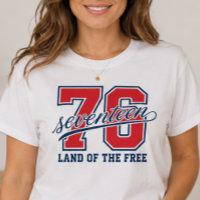 1776 Land of the Free T-shirt