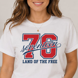 1776 Land of the Free T-shirt