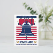 1776 Liberty Bell Sterren en Strepen 2026 Briefkaart (Staand voorkant)