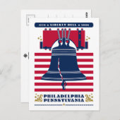 1776 Liberty Bell Sterren en Strepen 2026 Briefkaart (Voorkant / Achterkant)