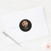1776 Meer dan 67 Grappige Meme George Washington D Ronde Sticker (Envelop)