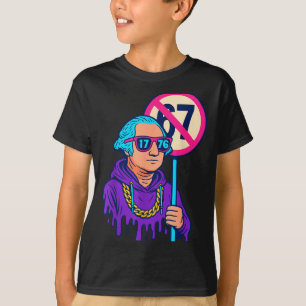 1776 Meer dan 67 Grappige Meme George Washington D T-shirt