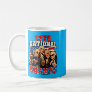 1776 Nationale Kampioenen Funny Patriotisch Amerik Koffiemok