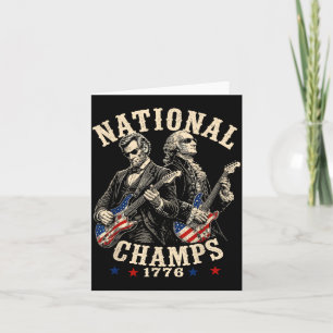 1776 Nationale Kampioenen Patriottisch Amerika 250 Kaart