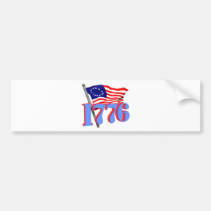 1776 Onafhankelijke dag Bumpersticker