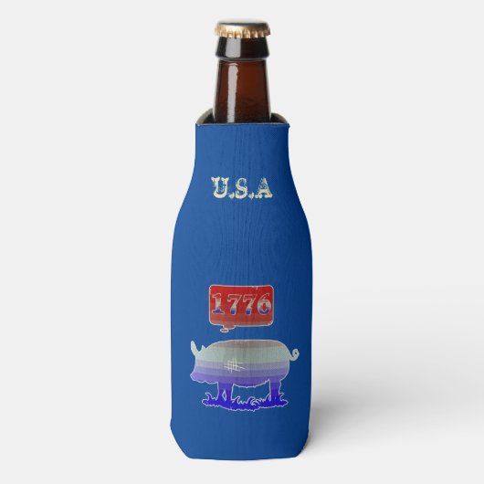 1776- Onafhankelijkheid Flesjeskoeler (Fles Voorkant)