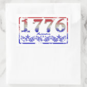 1776 Onafhankelijkheid Rechthoekige Sticker (Tas)