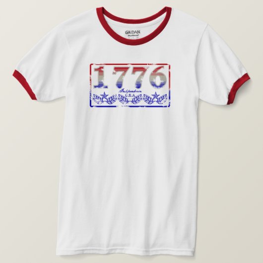 1776 Onafhankelijkheid T-shirt (Design voorkant)