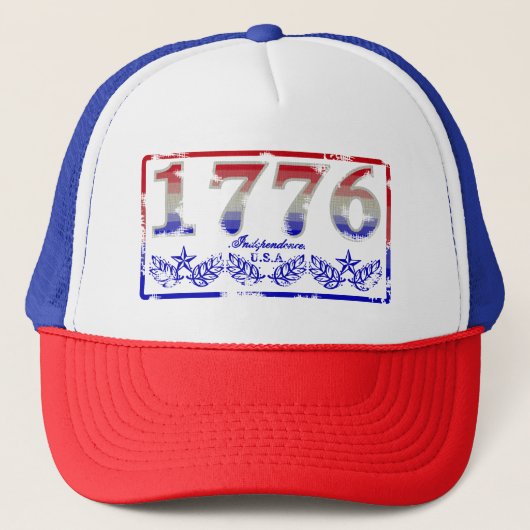 1776 Onafhankelijkheid Trucker Pet (Voorkant)