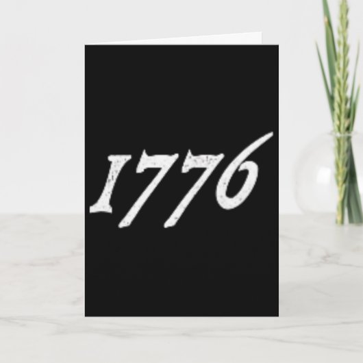 1776 Onafhankelijkheidsverklaring Amerika VS Juli Kaart (Voorkant)