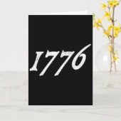 1776 Onafhankelijkheidsverklaring Amerika VS Juli Kaart (Gele Bloem)