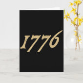 1776 Onafhankelijkheidsverklaring Amerika VS Juli Kaart (Gele Bloem)