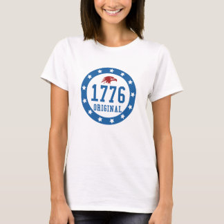 1776 Original 4 July Badge T-shirt