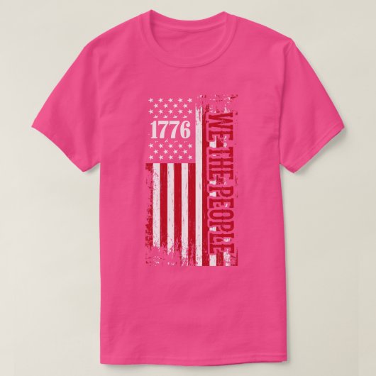 1776 Patriot Day Wij, het volk T-shirt (Design voorkant)