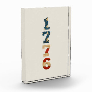 1776 Patriotic American Flag Fotoblokken