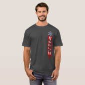 1776 Patriotic Cutout T-shirt (Voorkant volledig)