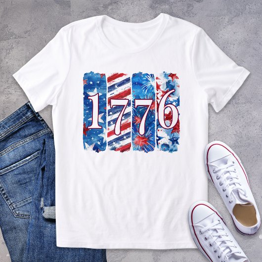 1776 Patriotic Paint Swipe Shirt