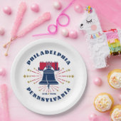 1776 Philadelphia Liberty Bell Paper Bord (Feest)
