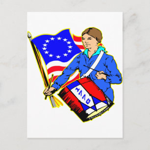 1776 Revolutionaire Oorlog voor Onafhankelijkheid Briefkaart