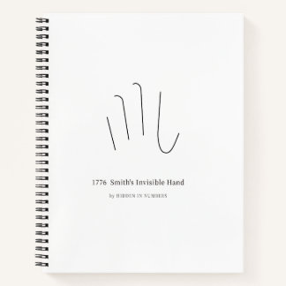 1776 Smiths Onzichtbare Hand Minimalistisch Notitieboek