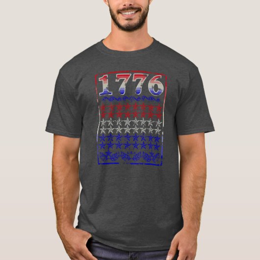 1776 Sterren T-shirt (Voorkant)