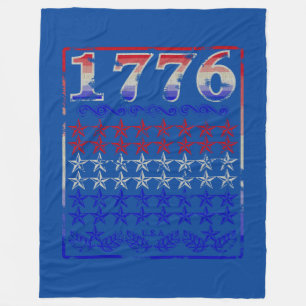 1776- Sterren Verdwenen Fleece Deken