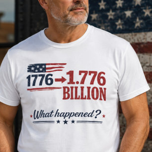 1776 tot 1,776 miljard shirt – Wat is er gebeurd? 