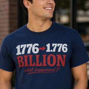 1776 tot 1,776 miljard T-shirt