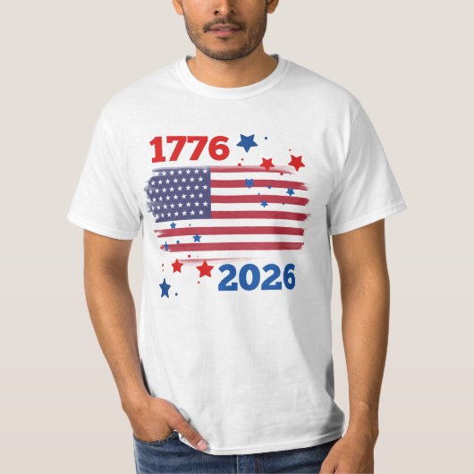 1776 tot 2026 t-shirt (Voorkant)