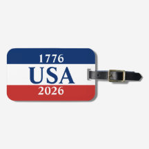 1776 USA 2026 Red White and Blue Patriotic