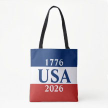 1776 USA 2026 Red White and Blue Patriotic