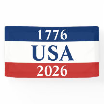 1776 USA 2026 Rood Wit en Blauw Patriottisch