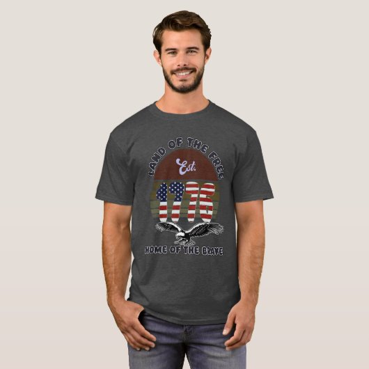 1776 USA Patriotic Shirt (Voorkant volledig)